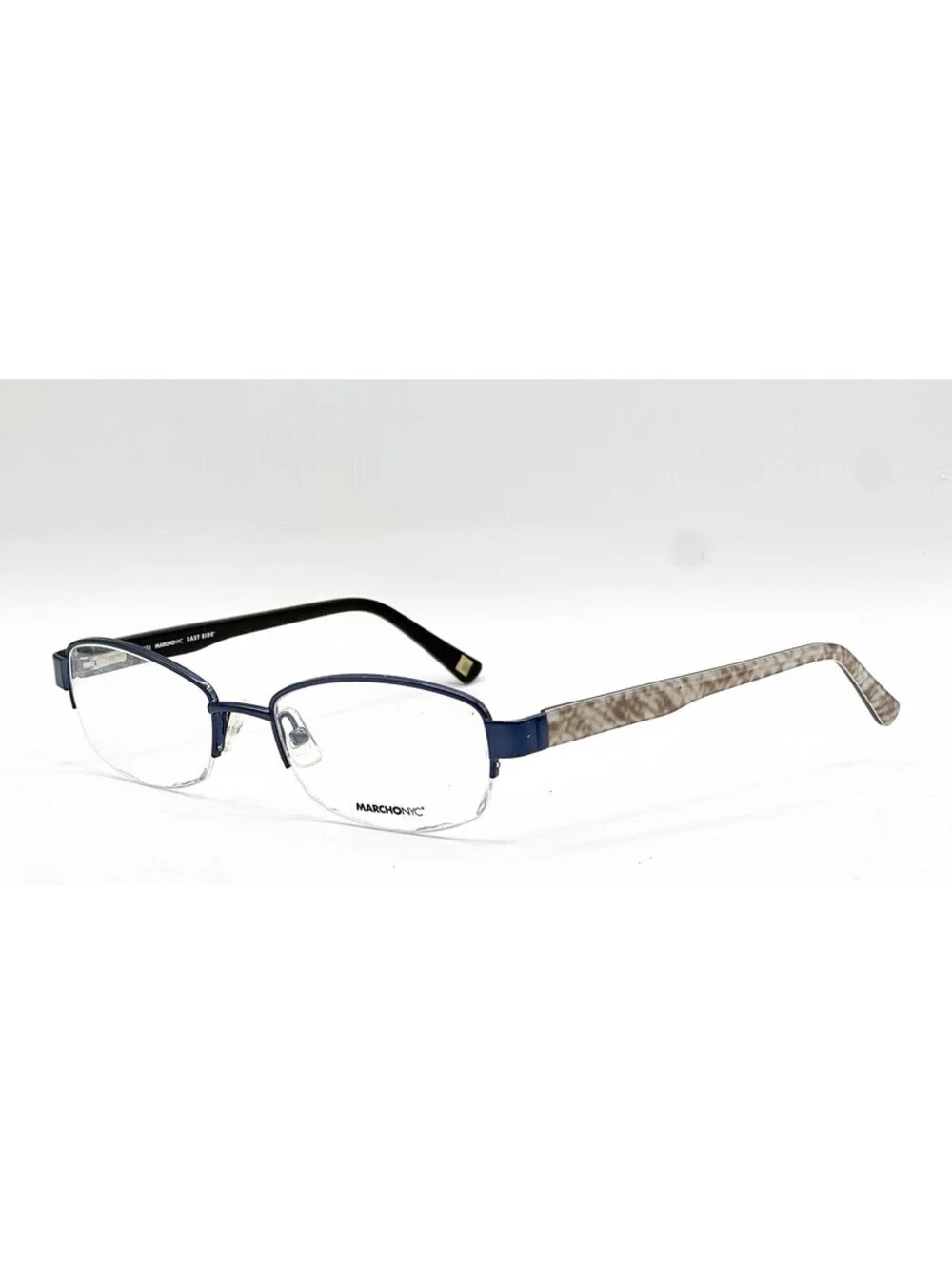 Marchon Nyc Tammany 412 Navy Authentic Eyeglasses 51-18-135
