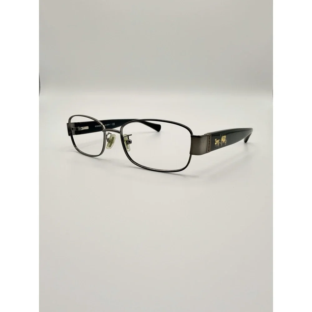 Coach HC5075 9017 Eyeglasses Dark Silver/Black Full Rim Frames Only 53-17-135