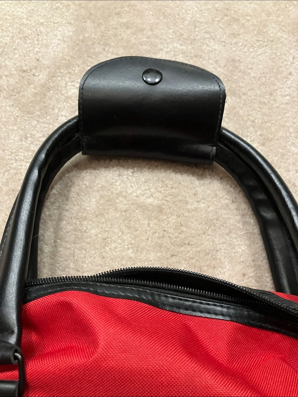 Disney Red and Black Walt Disney World Duffel Bag