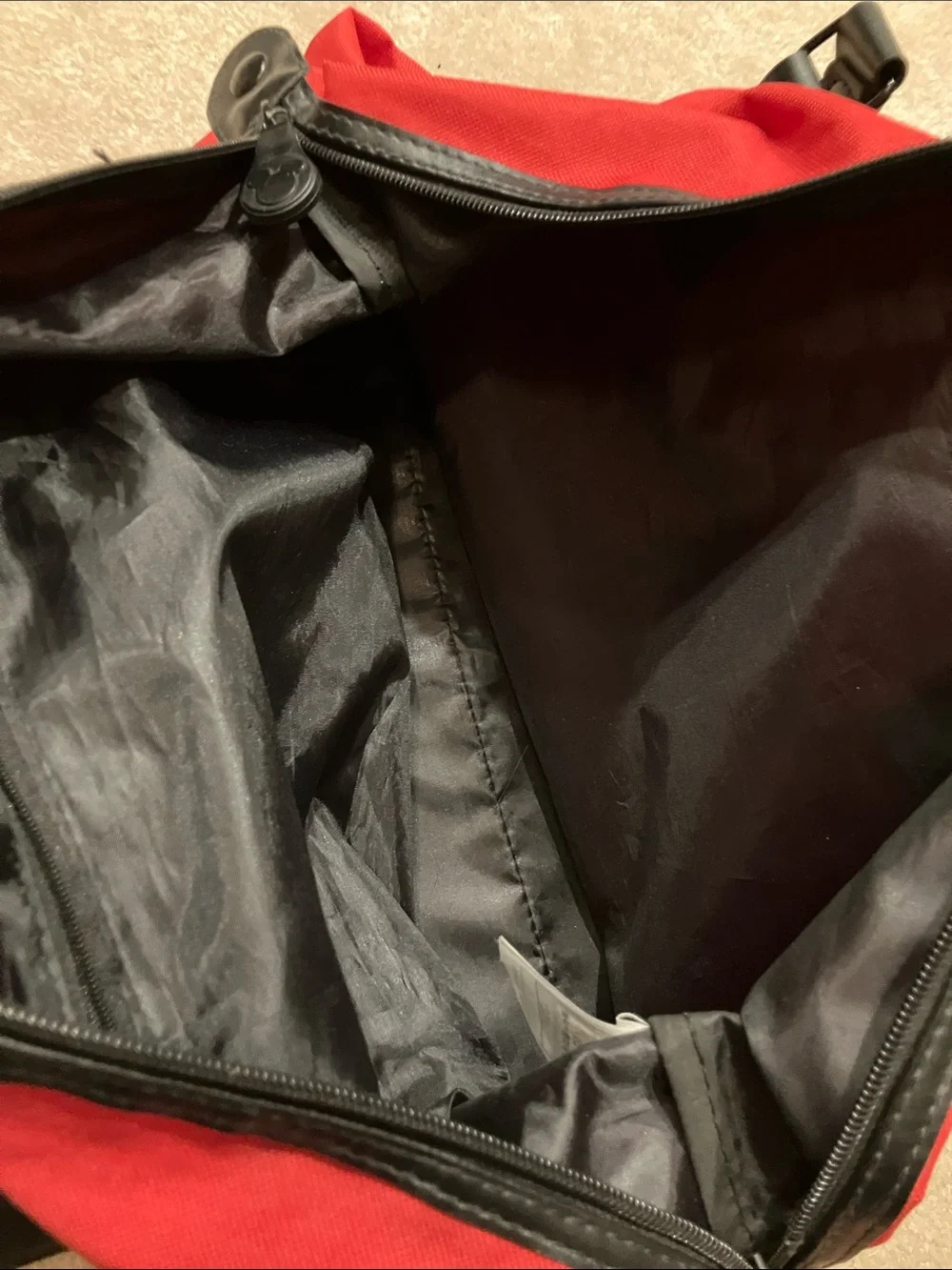 Disney Red and Black Walt Disney World Duffel Bag