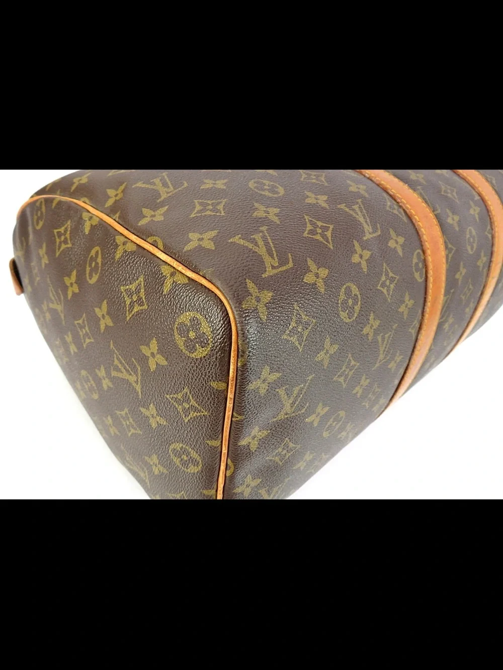 Louis Vuitton Brown Monogram Keepall Duffel Bag