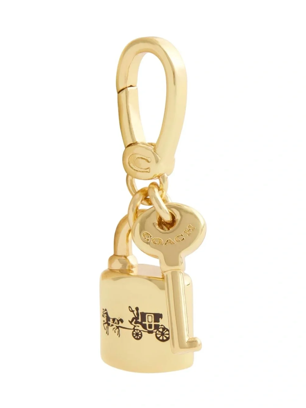 Coach polished gold