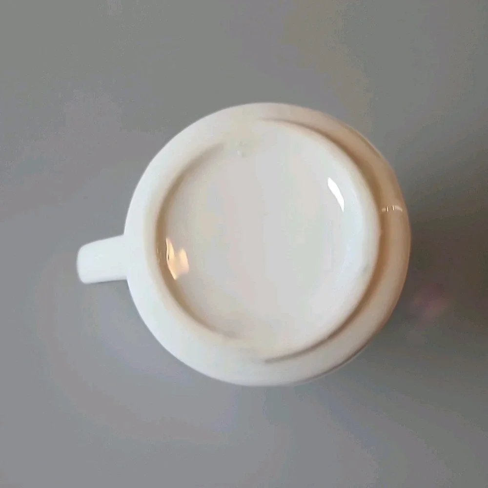 Vintage Encore Japanese Porcelain Creamer Blue &‎ Green Butterfly Design 3.5