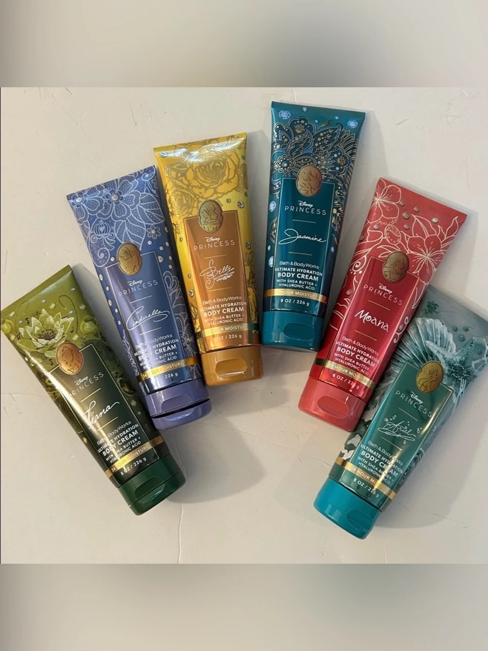 Disney Princess bath & body works lotion set NEW all 6 fragrances discontinued