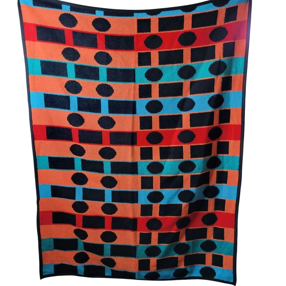 Retro Erdal‎ Acrylic Blanket With Geometric Pattern - 64