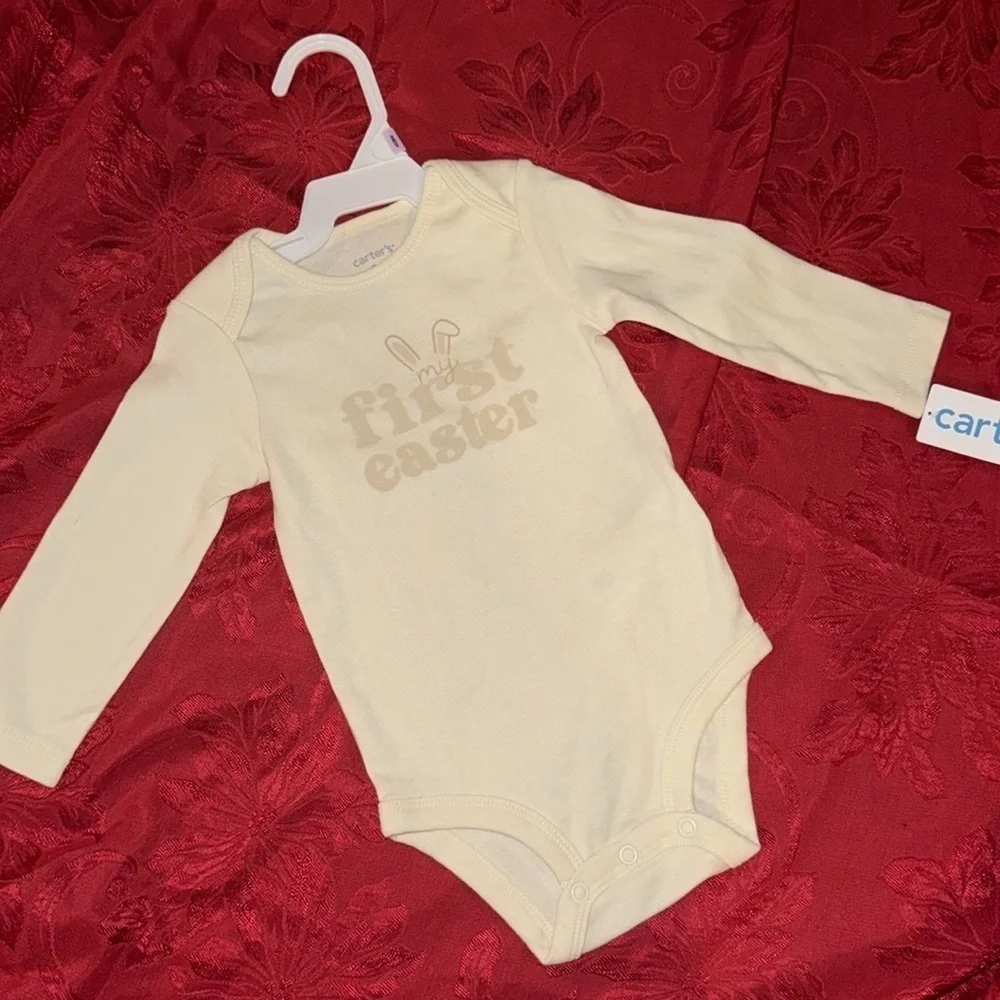First Easter onsie by carters
