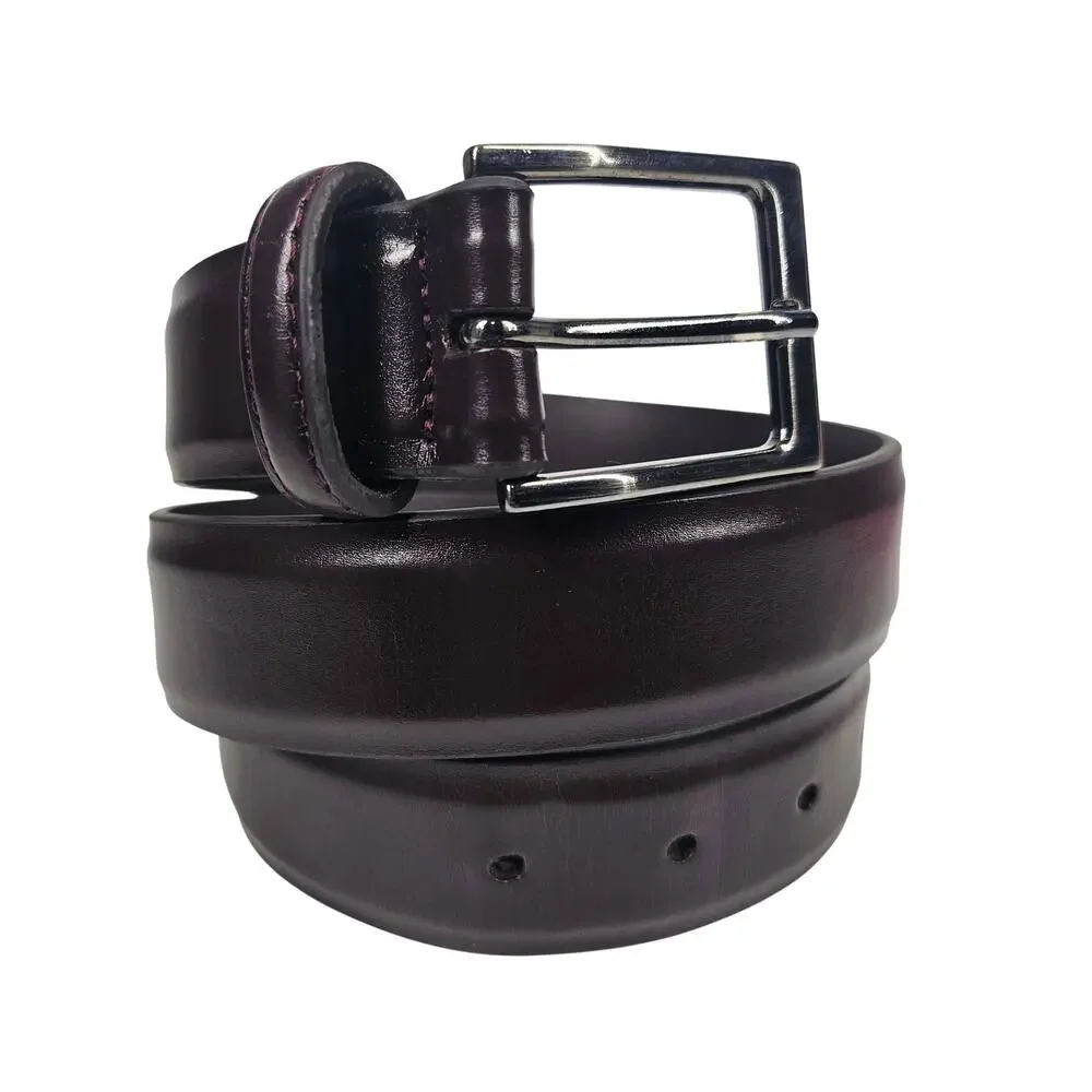 FLORSHEIM GENUINE LEATHER BELT – DARK BROWN – 37