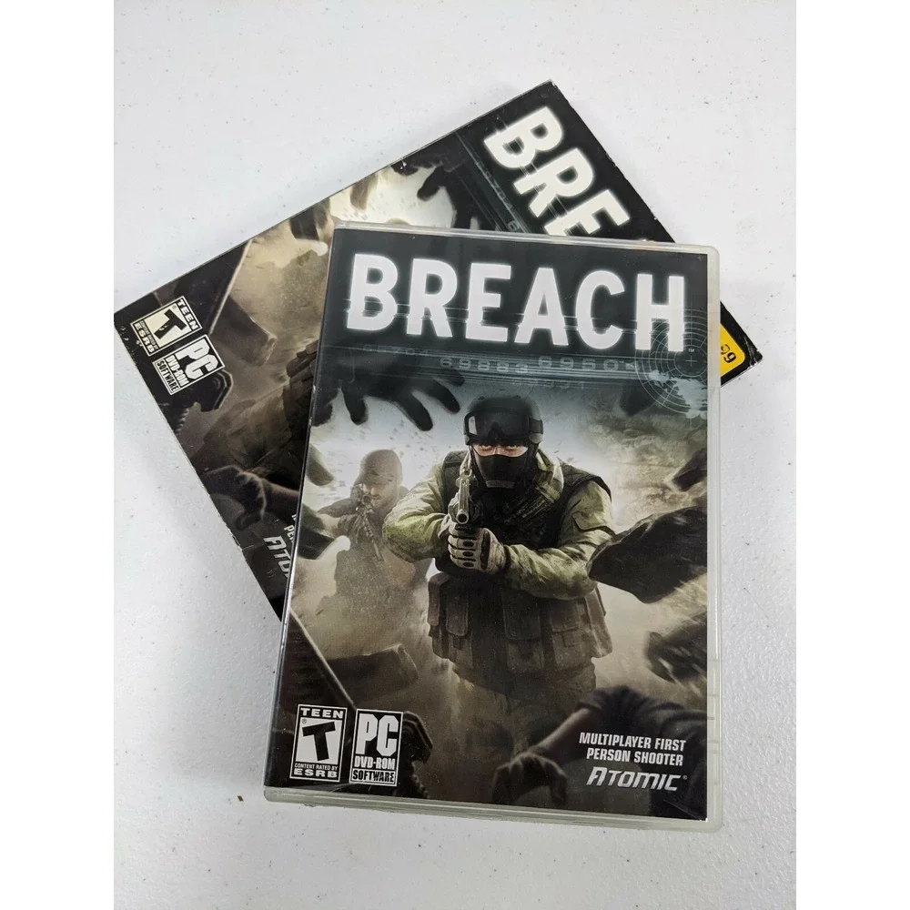 Lot of 2‎ war Games Act of war Direct Action And Breach  PC games