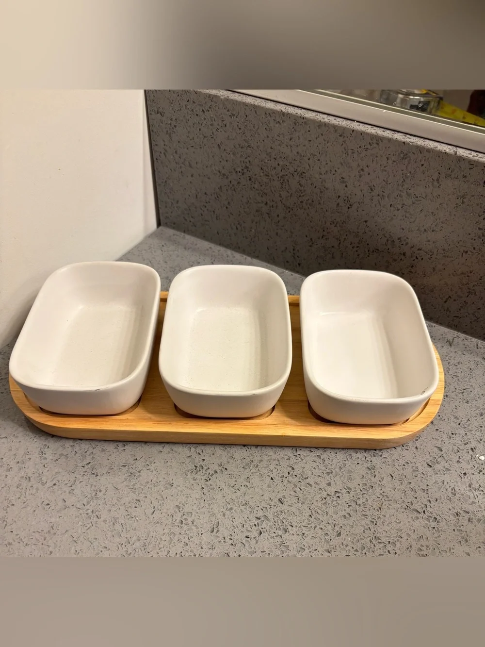 Crate&Barrel three white
