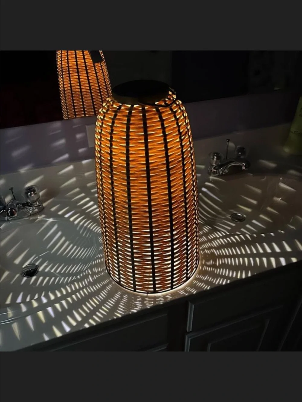 Woven Solar Lantern Small - Hearth & Hand™ with Magnolia