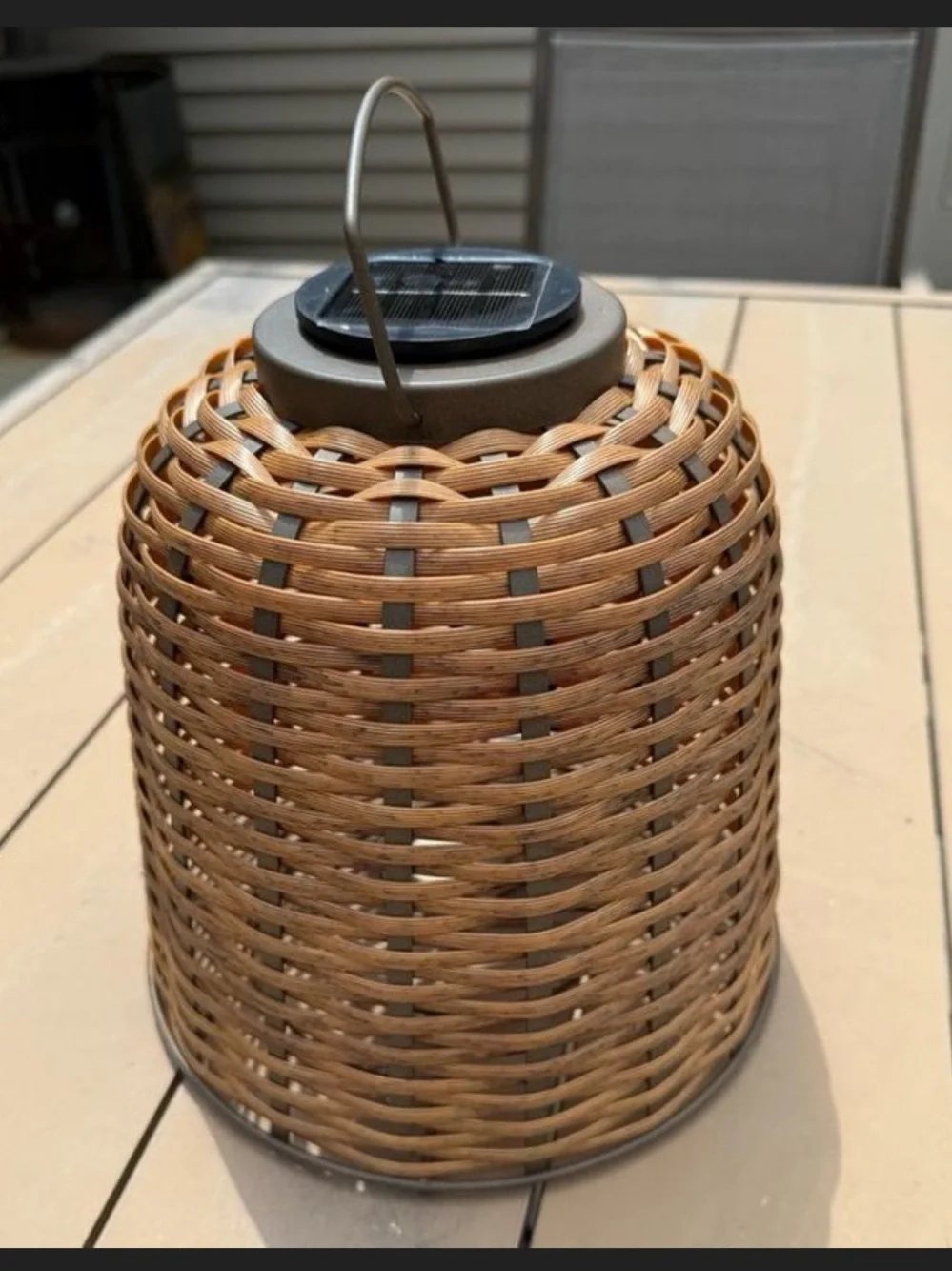 Woven Solar Lantern Small - Hearth & Hand™ with Magnolia