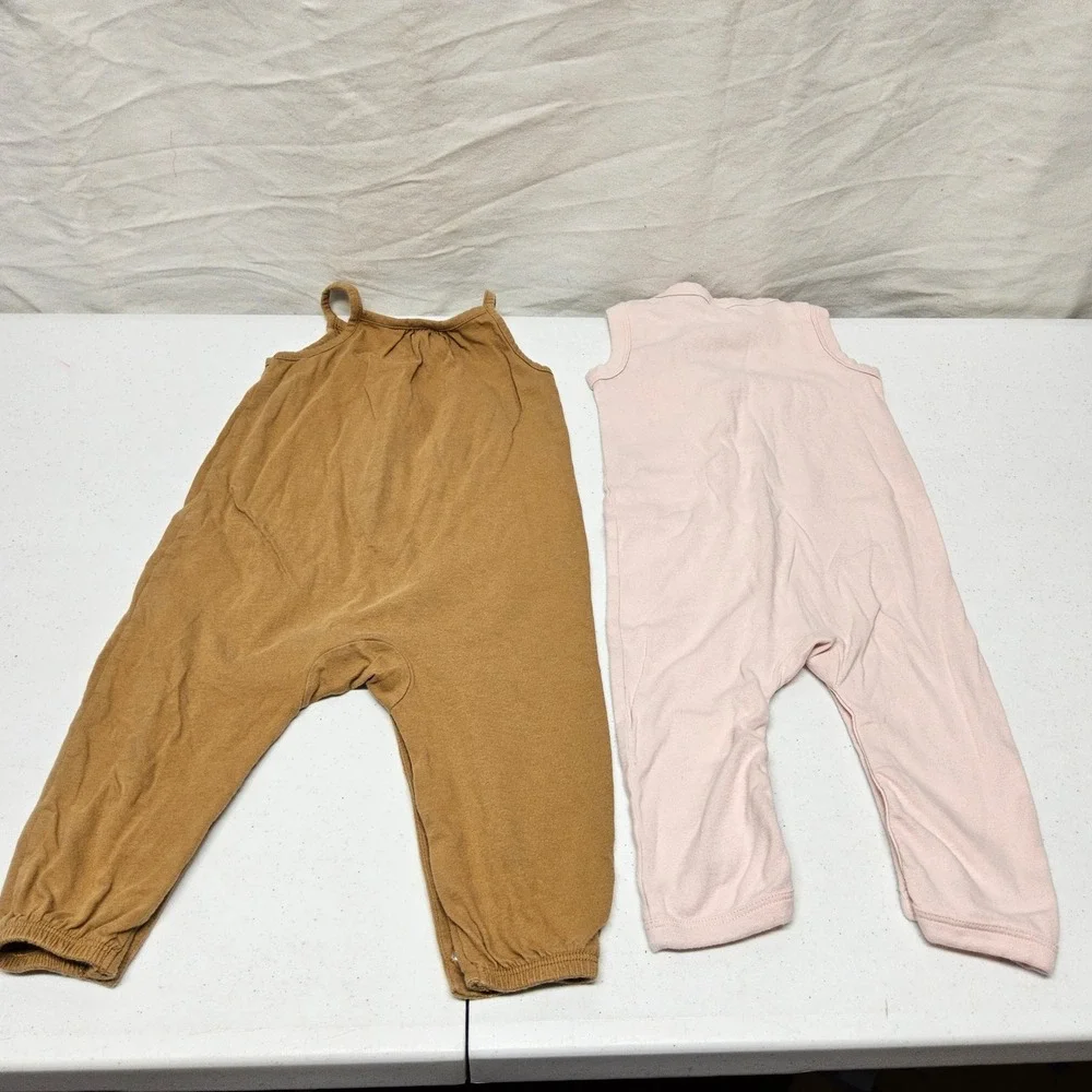 Baby Girl Clothing Bundle 12M - Nordstrom & Old Navy Rompers - 3 Piece Lot