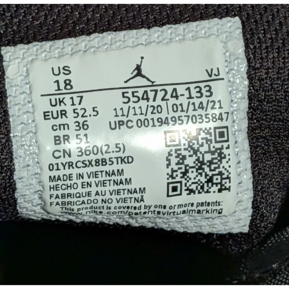 Nike Air Jordan 1 Mid Crimson Tint‎ Arctic Orange Black 554724-133 Men's Size 18
