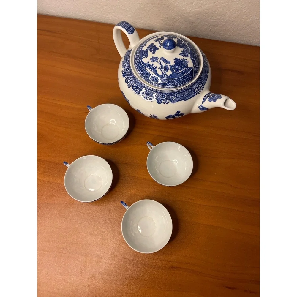Occupied Japan vintage blue