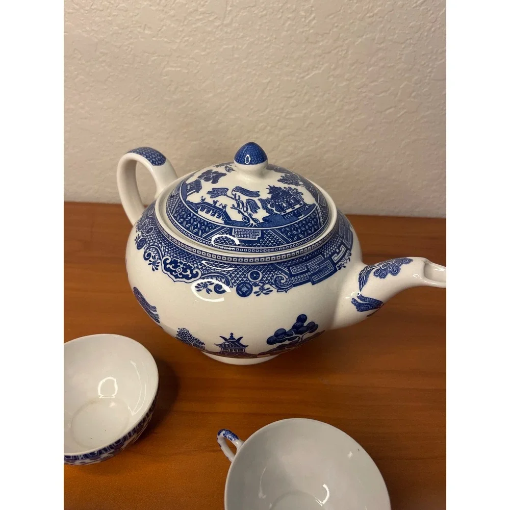 Occupied Japan vintage blue