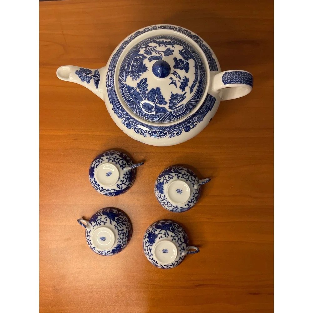Occupied Japan vintage blue