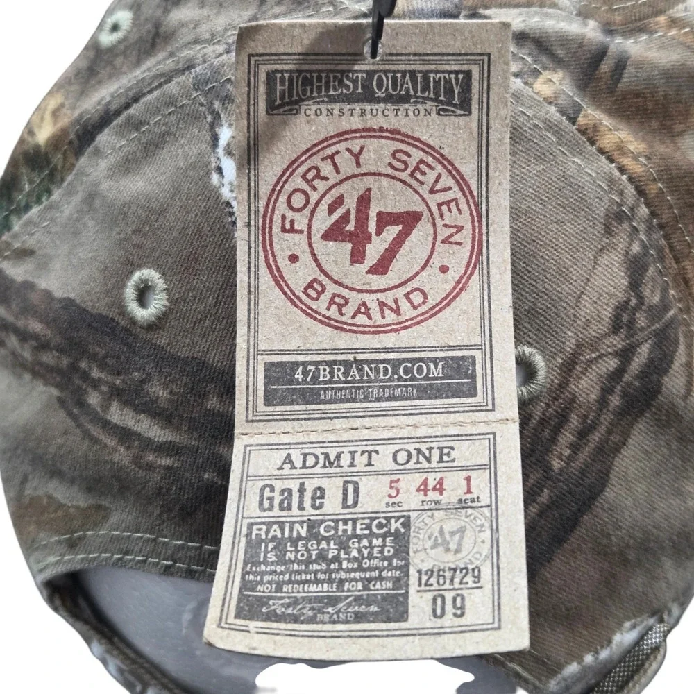 K-State Wildcats Youth Camo Hat Realtree Adjustable Cap Purple Strapback New NWT