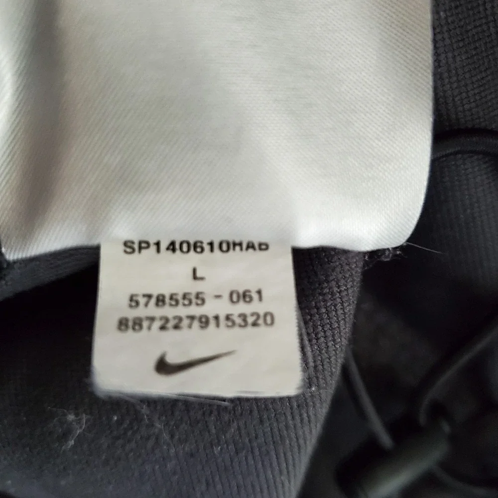 Nike Jacket Mens Large Team Shield Performance Track‎ Active Vented 578555 Gray