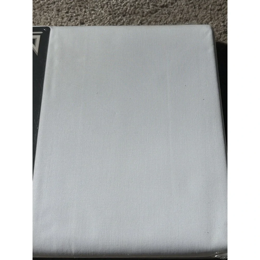 Vintage Royal Family By Cannon Sequences II‎ Twin size Flat Sheet White NEW