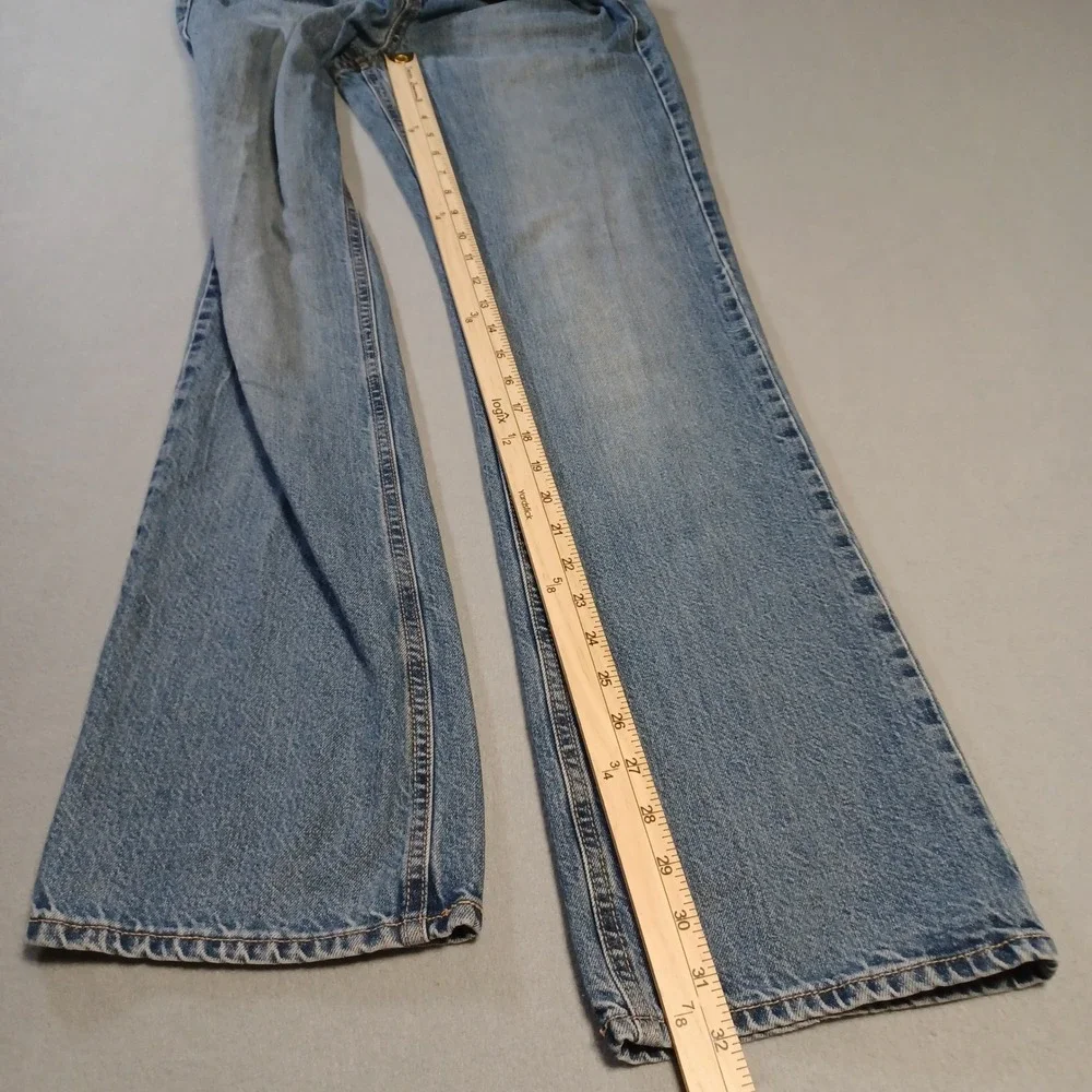 Old Navy Boys Didley Bootcut Jeans Light‎ Wash Adjustable Waist Size 18 Regular