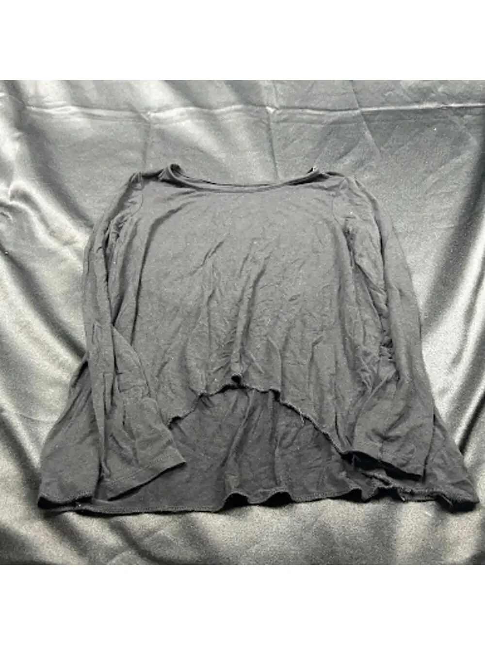 Old Navy Girls Black Long Sleeve Shirt Size S‎ (6/7) Basic Casual Top