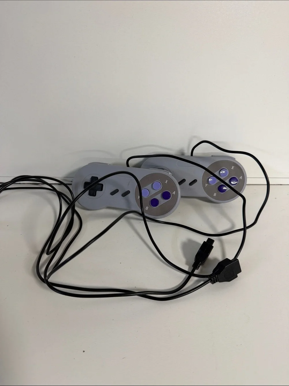 Gray Retro-Style Wired Game Controller - 2-Pack