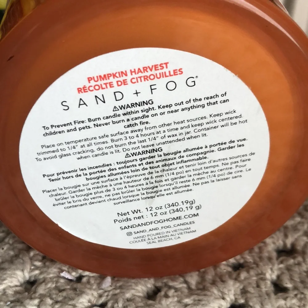 Sand + Fog brand new