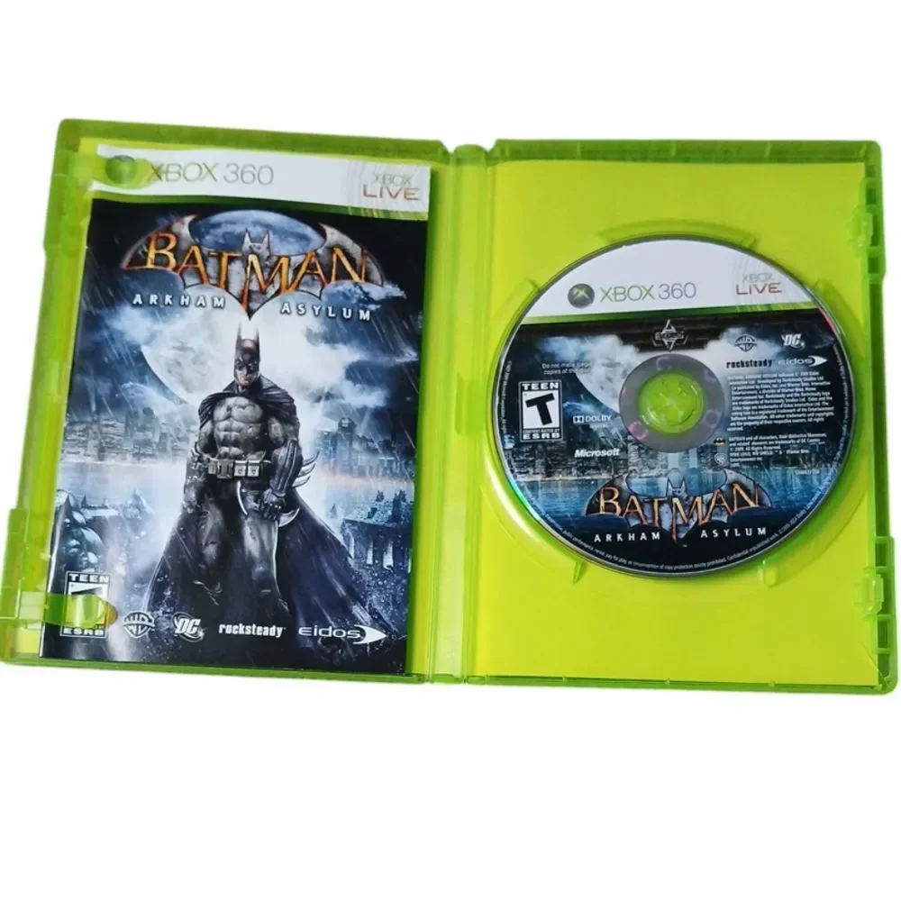 Batman Arkham Asylum & City Microsoft‎ Xbox 360 Lot Of 2 CIB Games/Not Tested