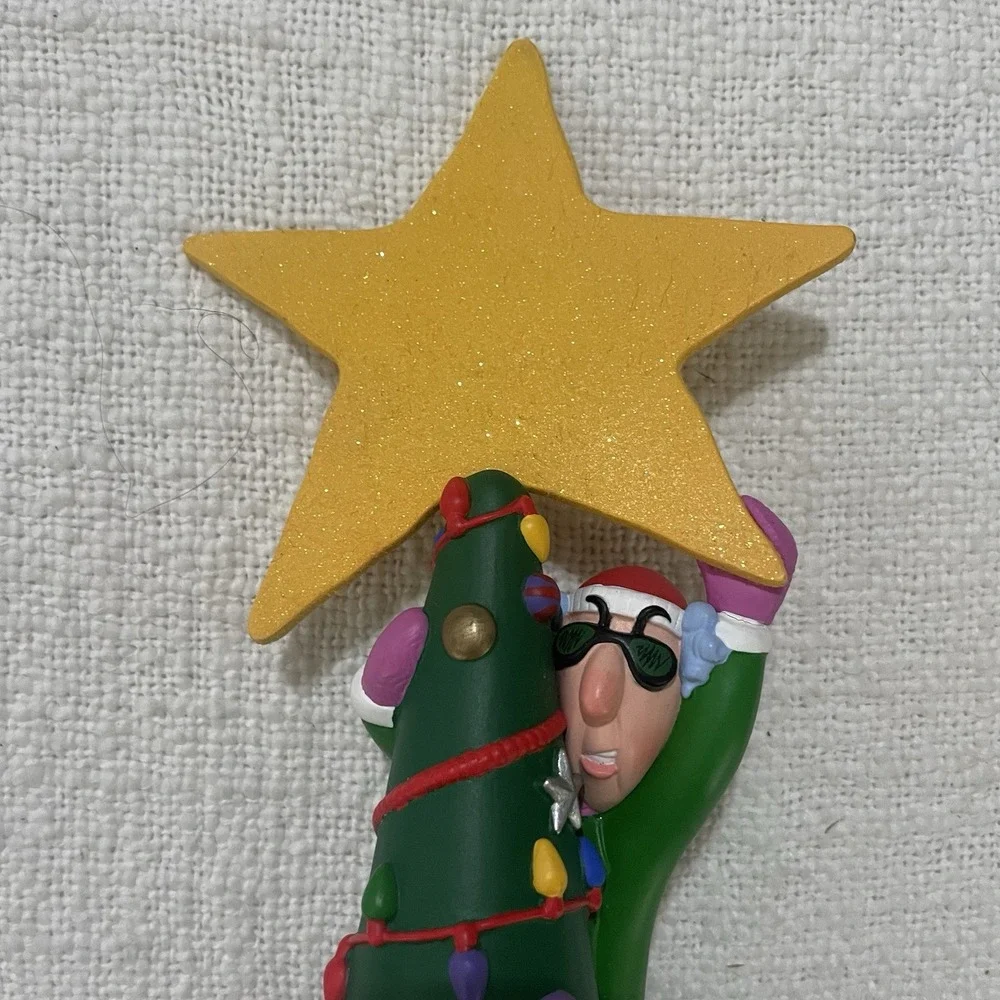 Maxine & Dog Floyd Decorating‎ Christmas Tree Large Gold Star Figurine 9 3/4