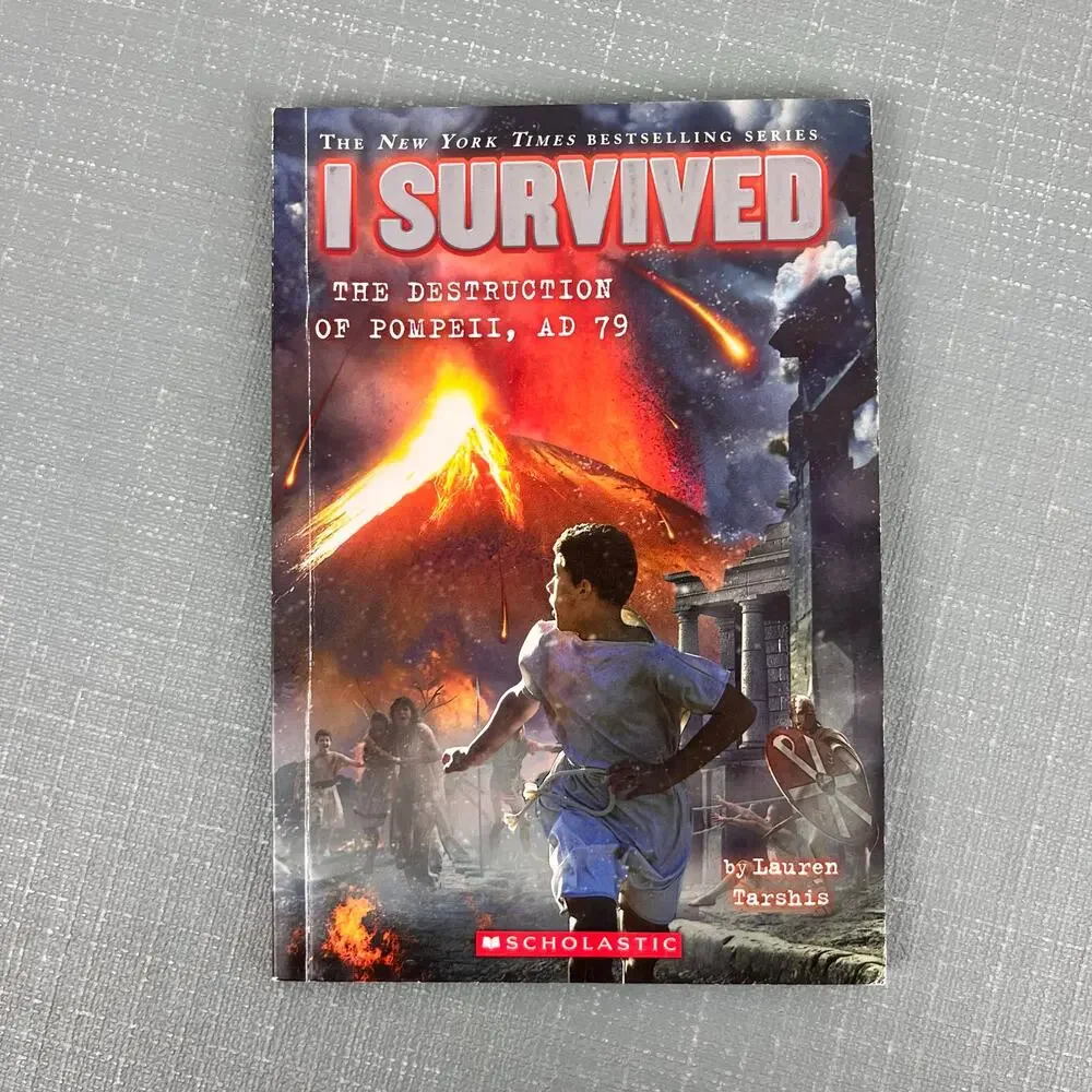 I Survived the Destruction of Pompeii, 79 AD Chapter Book Lauren Tarshis