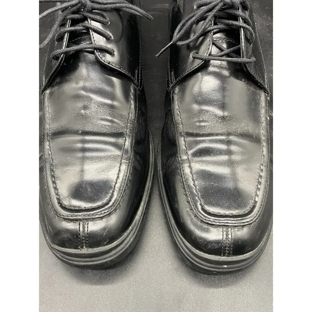 Cole Haan Men 8.5 M Air Stylar Split Ox Black Leather NikeAir C10696 Dress Shoe