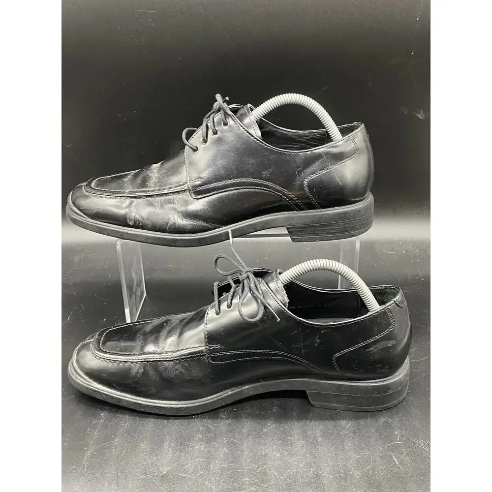 Cole Haan Men 8.5 M Air Stylar Split Ox Black Leather NikeAir C10696 Dress Shoe