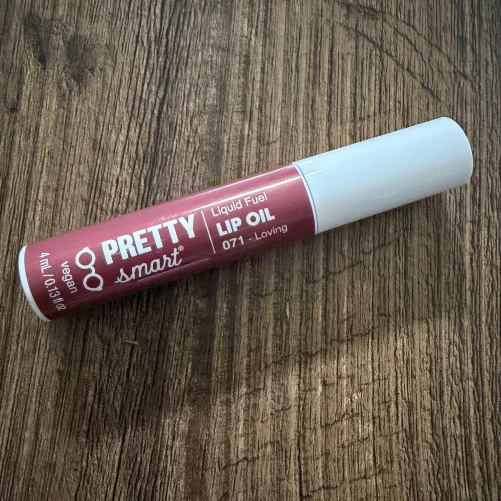 Pretty Smart Liquid Fuel Lip Oil 4mL 071 Loving Mauve Pink Vegan Gloss