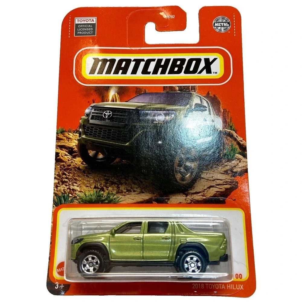 Matchbox 2018 Toyota Hilux 40/100 Green Metal 1/64‎ Toyota Official Truck 2023