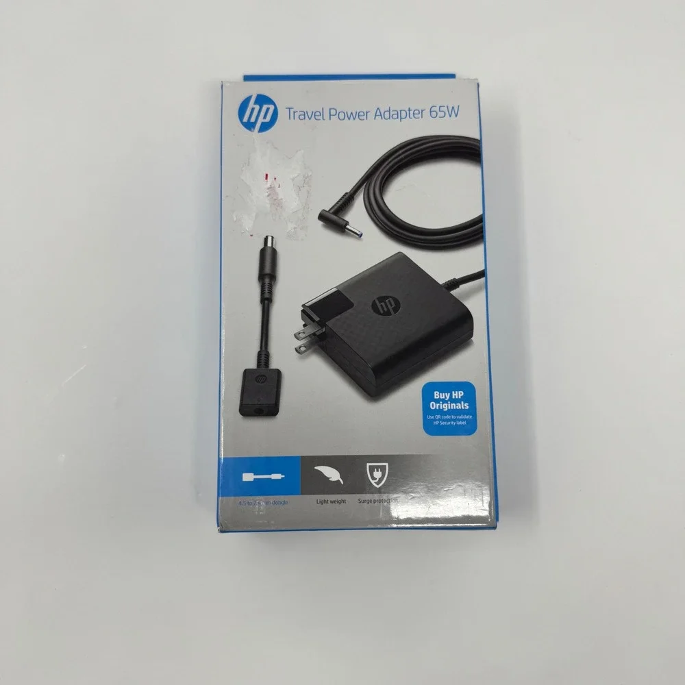 Open‎ Box Genuine HP 19.5V 3.33A 65W Travel AC Adapter