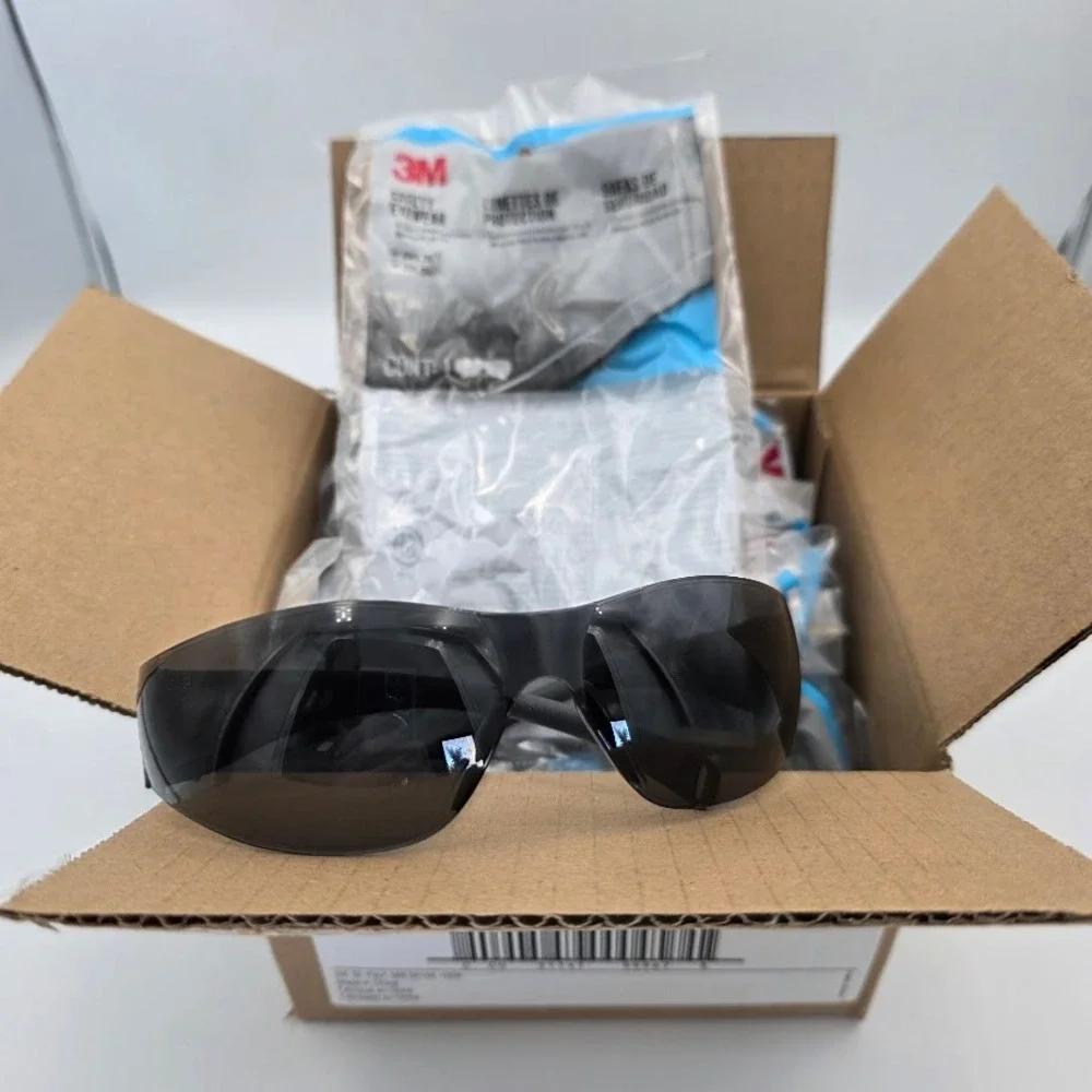 10 PK 3M Outdoor Safety‎ Eyewear Anti Fog  Secure Fit Tinted   UV Protection