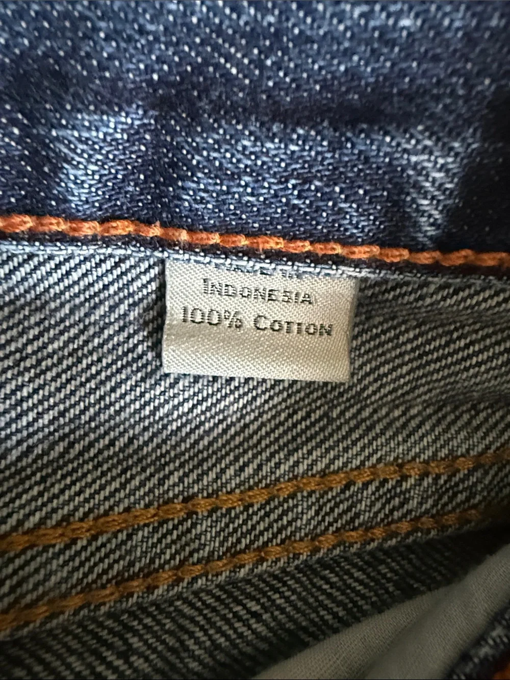J. Crew dark cuffs fade