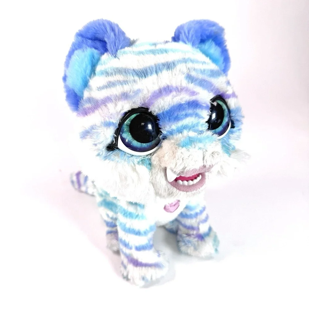 furReal North Sabertooth Kitty Interactive Plush Tiger Tested Working Hasbro