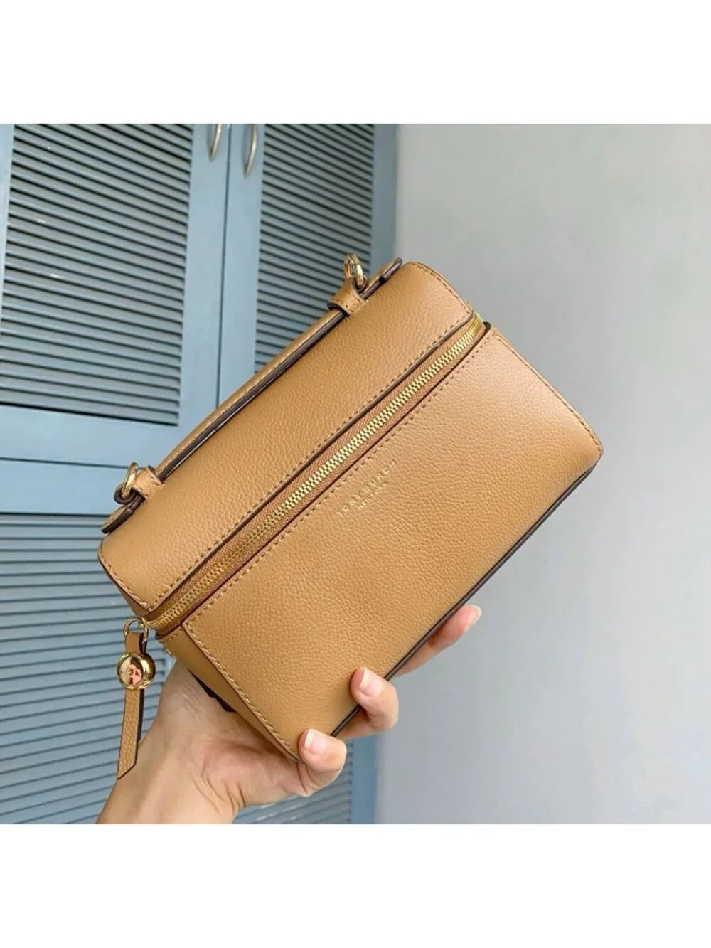 Tory Burch Romy Slim Mini Bag Tiramisu OS