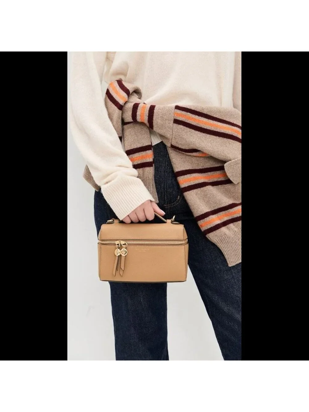 Tory Burch Romy Slim Mini Bag Tiramisu OS