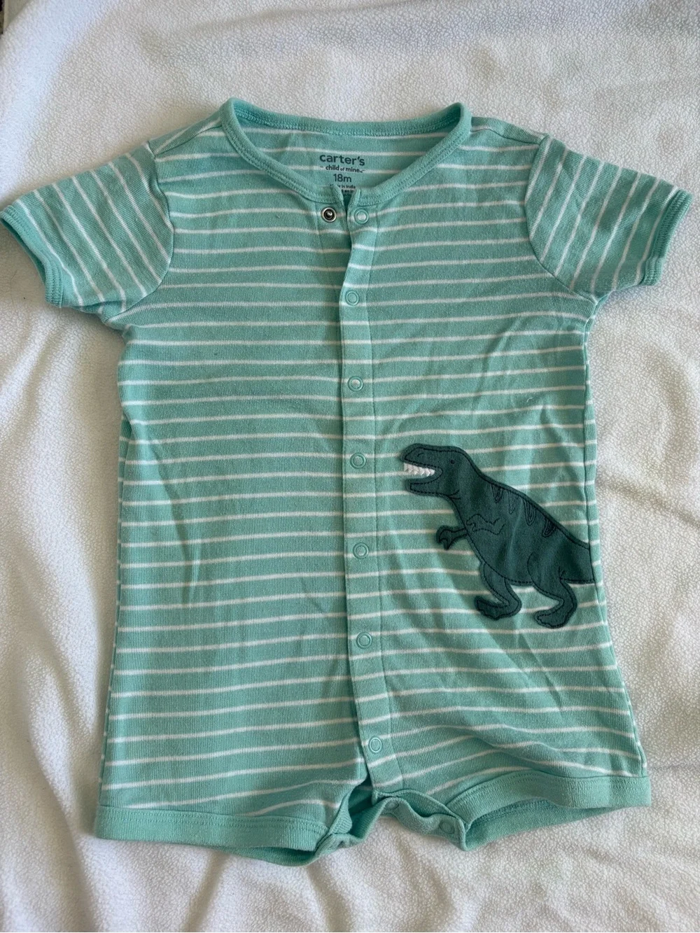5 piece bundle- Gerber onesies in tan and gray, Carter button up & print onesie