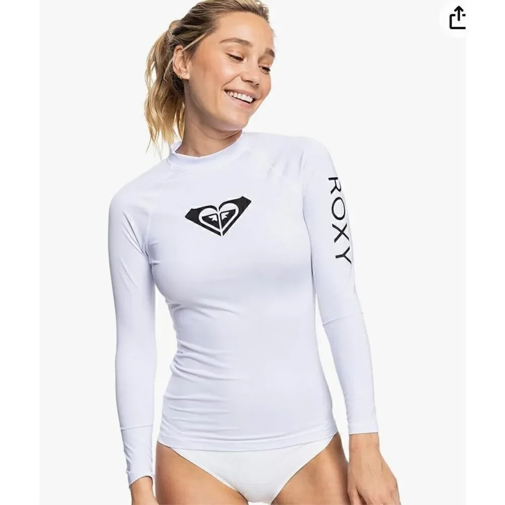 Roxy Girl Standard Whole Hearted Long Sleeve UPF 50 Rashguard