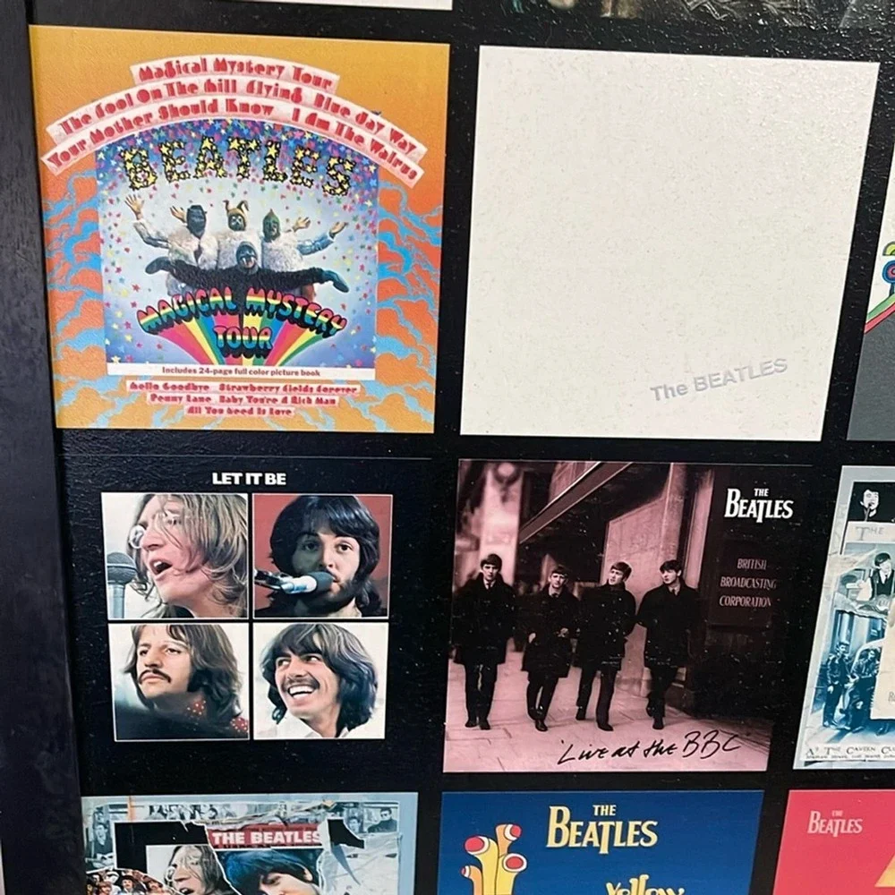 The Beatles framed wall