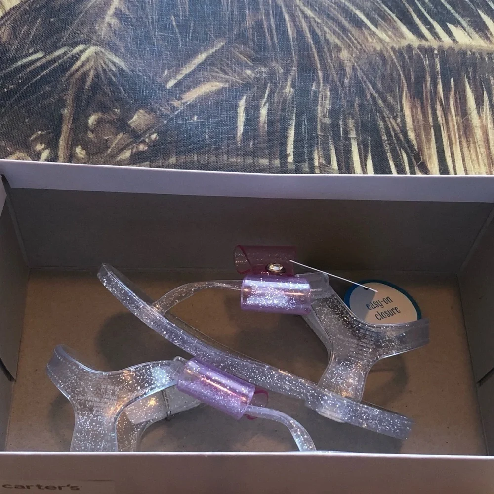 🆕 Carter’s Selena sparkly bow clear j…