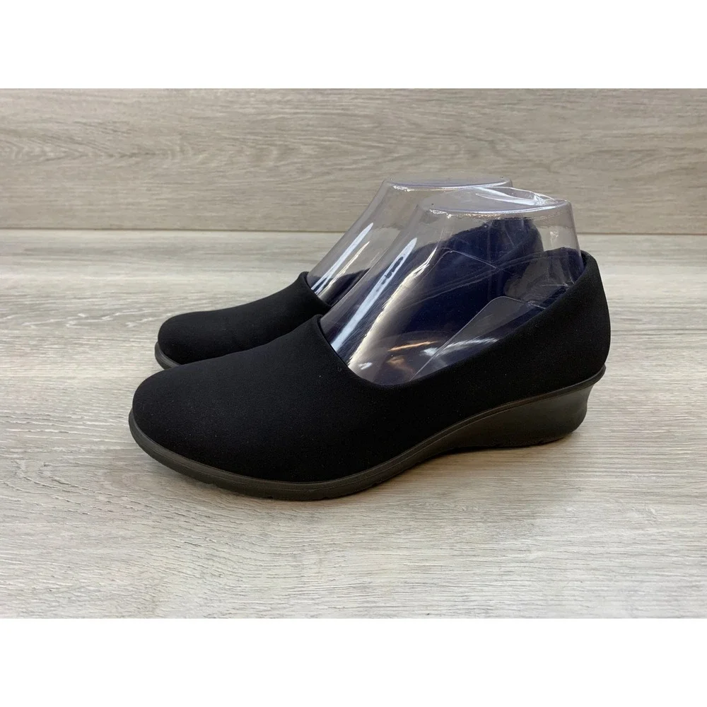 Ecco black fabric