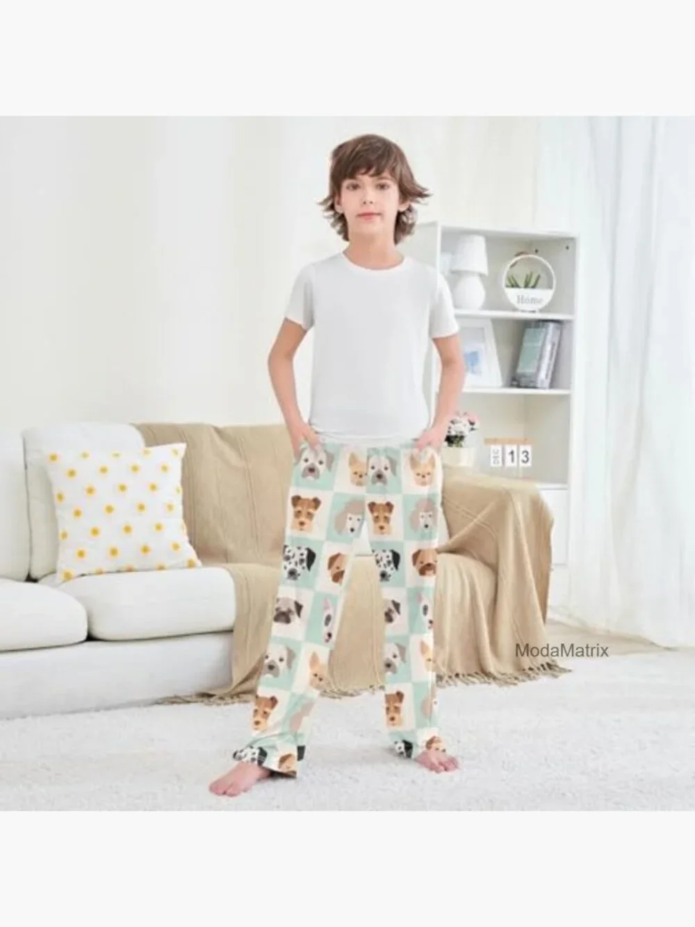Ice Cream Drip Pajama Pants Long Sleep Soft Lounge Bottoms