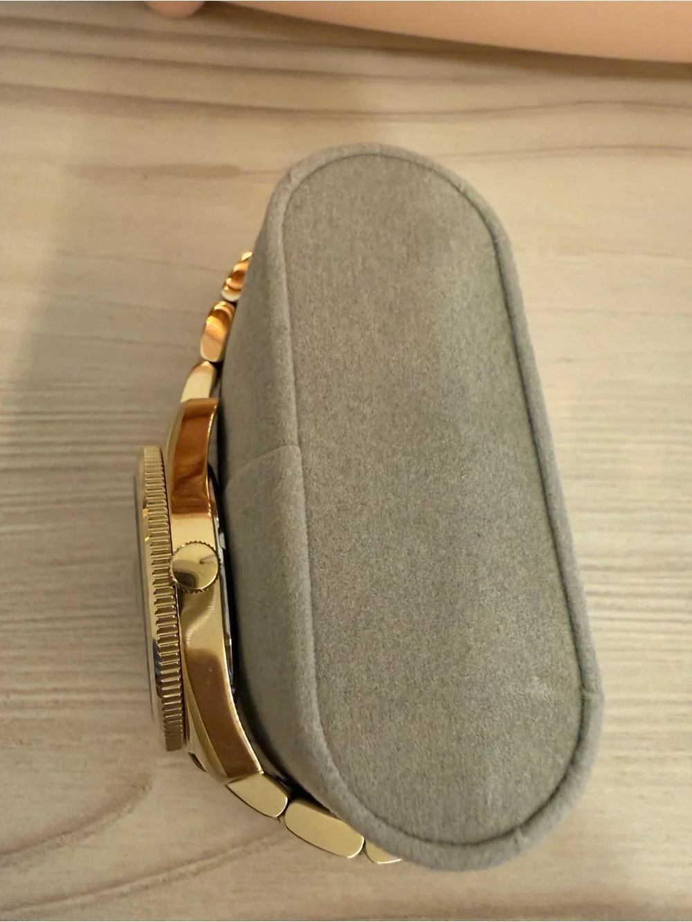 Fossil Gold-Tone Round Dial Bracelet Watch