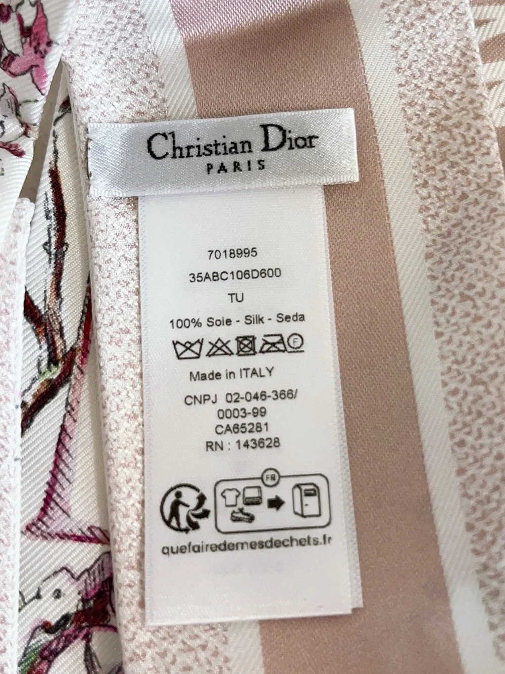 Dior authentic brand