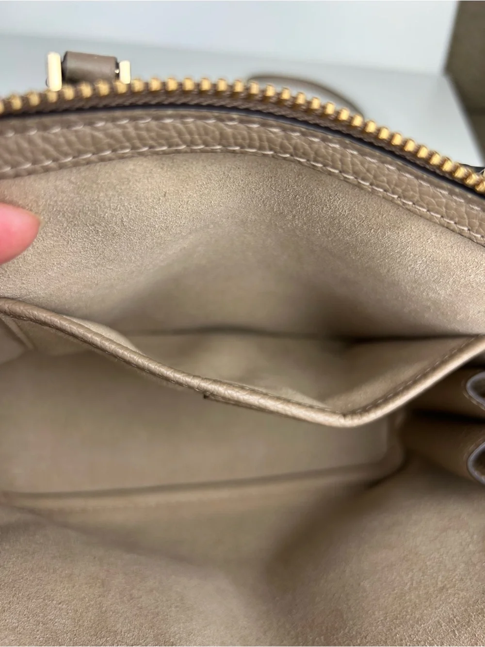 Tory Burch soft taupe
