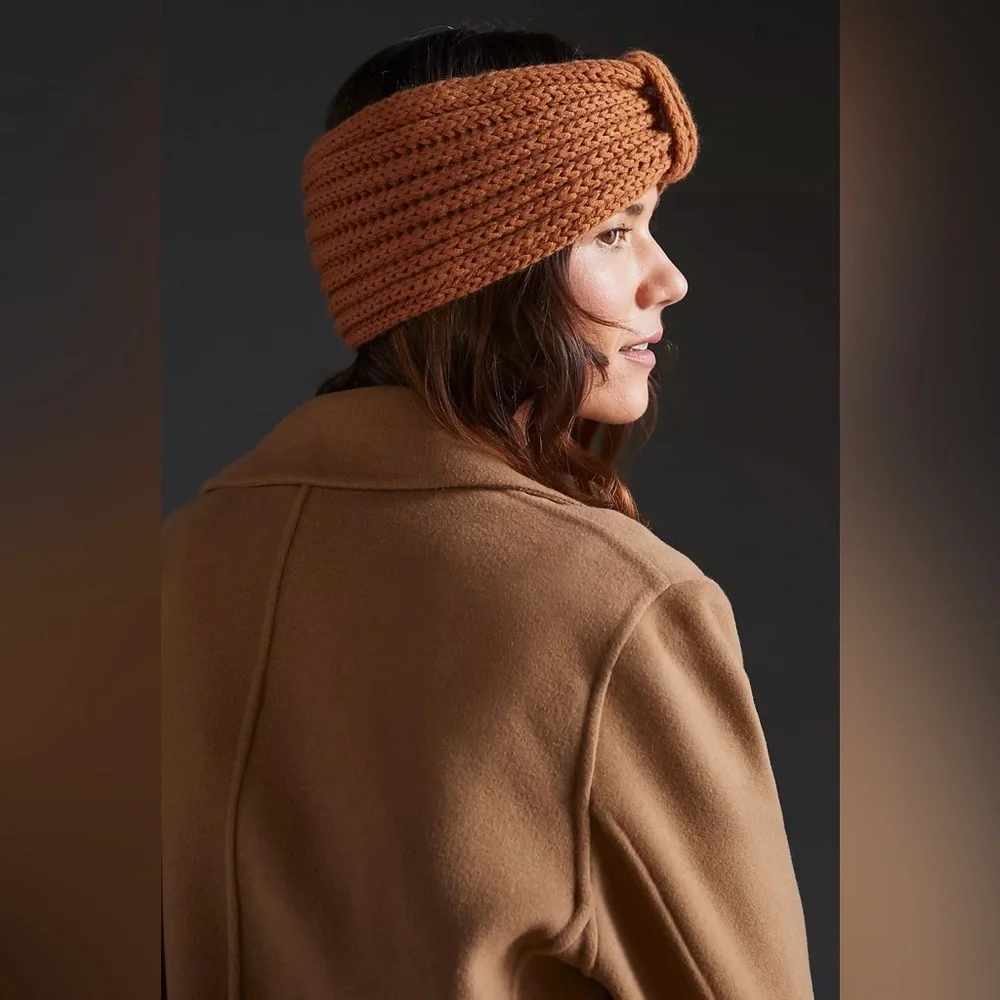 New🌟Rosie Sugden Ribbed Cashmere Ear Warmer